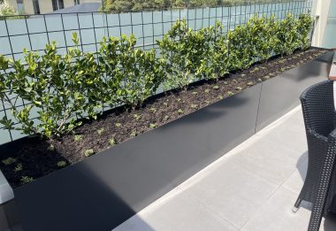 Powder Coated Steel Planter Boxes - Custom
