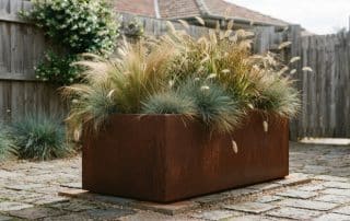 Corten Steel Planter Boxes Outside Life Span
